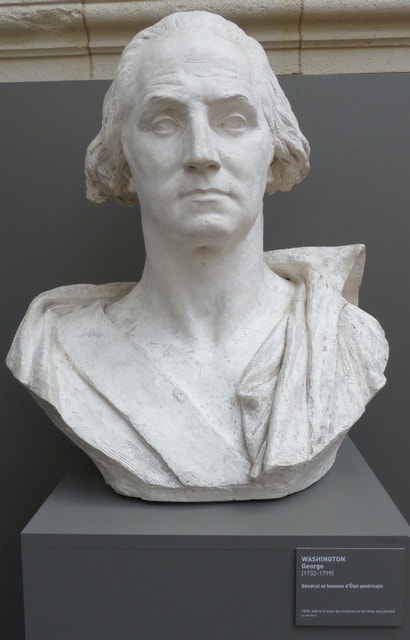 Buste de George Washington dans la galerie David d'Angers