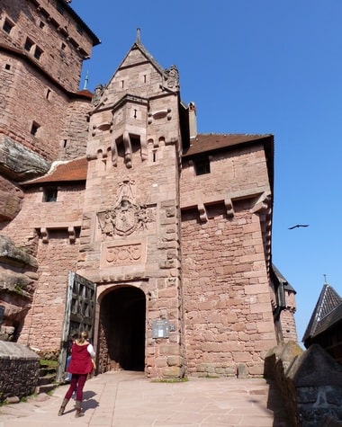Entrée du château du Haut-Koenigsbourg